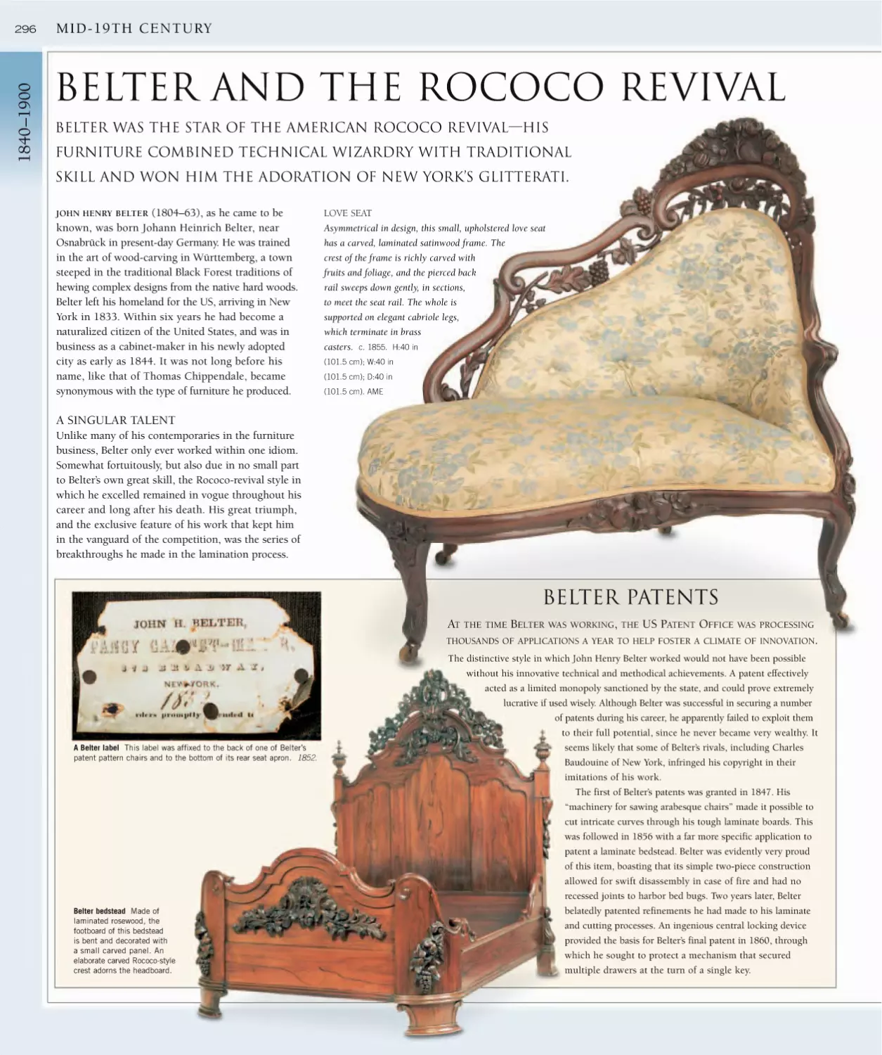 296 Belter and the Rococo Revival