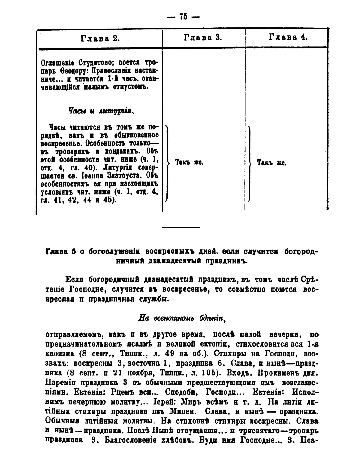 5. Двунадесятый богородичный праздник в неделю