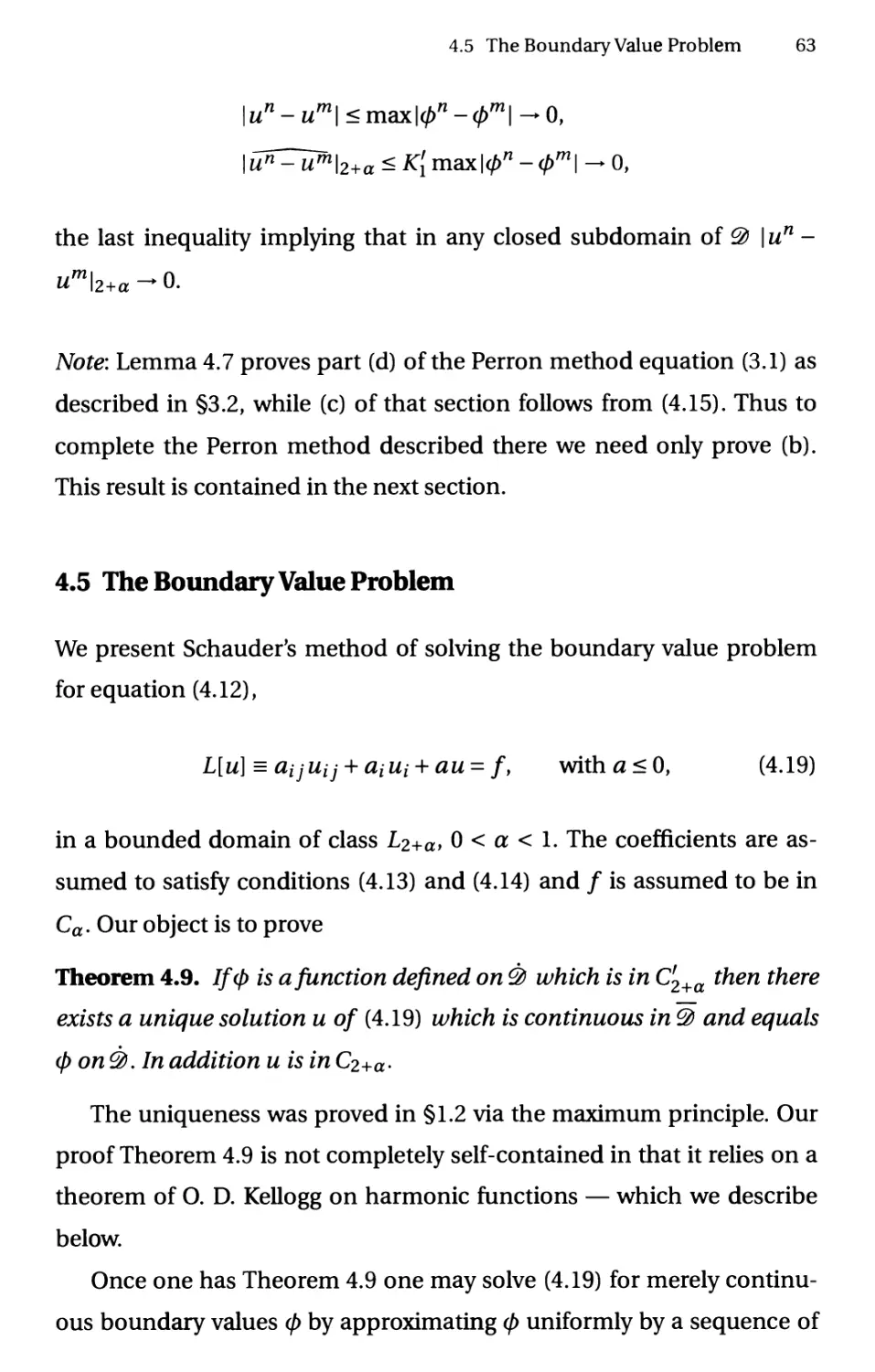 4.5 The Boundary Value Problem
