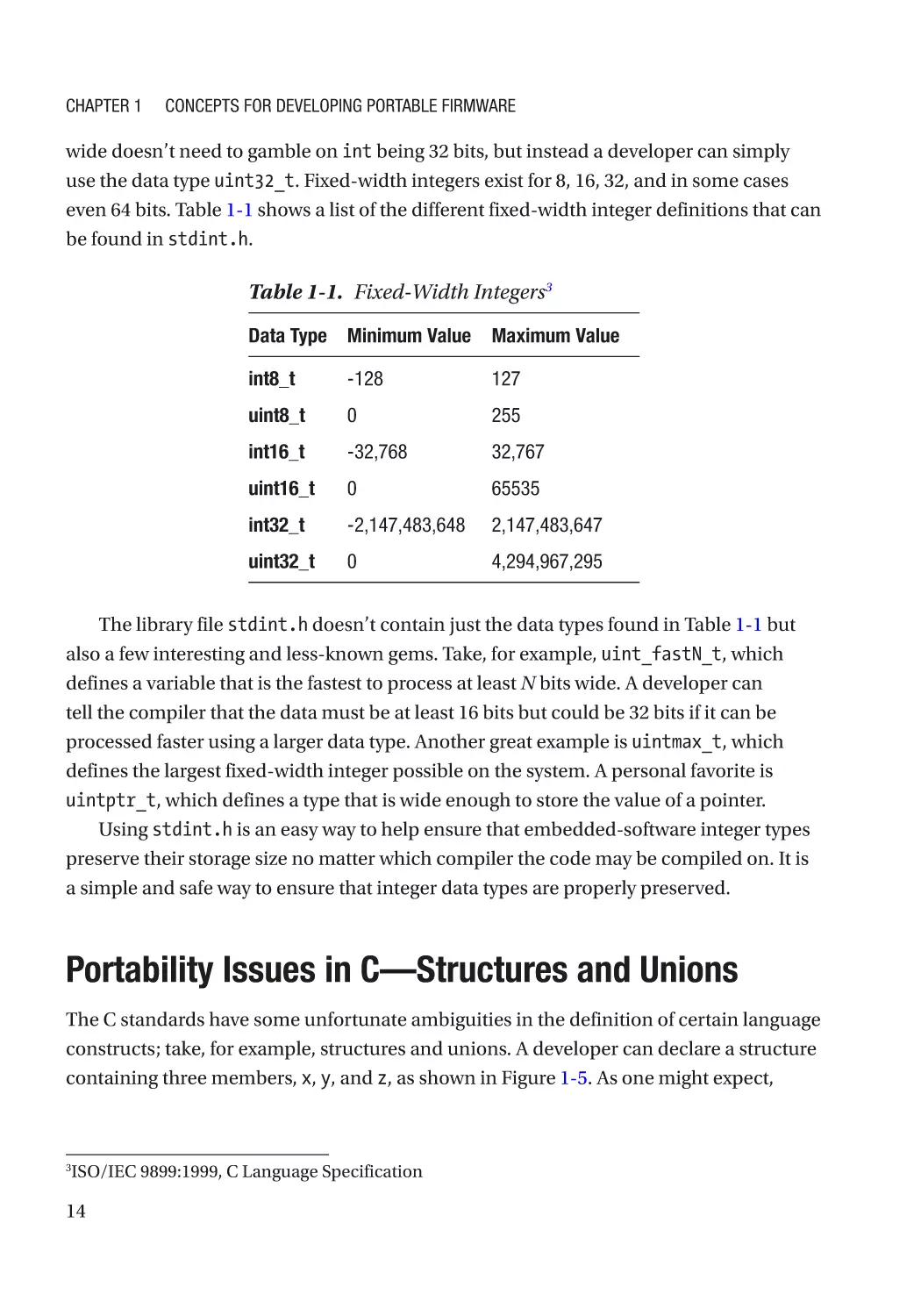 Portability Issues in C—Structures and Unions