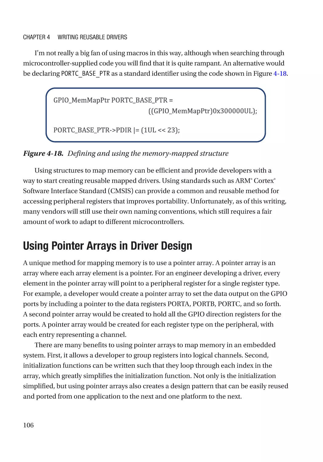 Using Pointer Arrays in Driver Design
