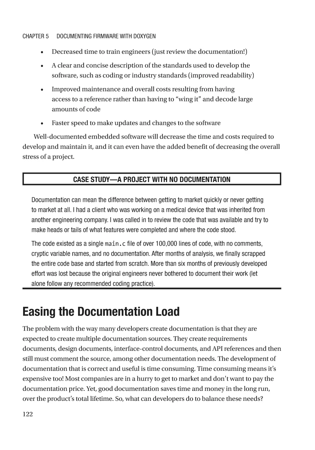 Easing the Documentation Load