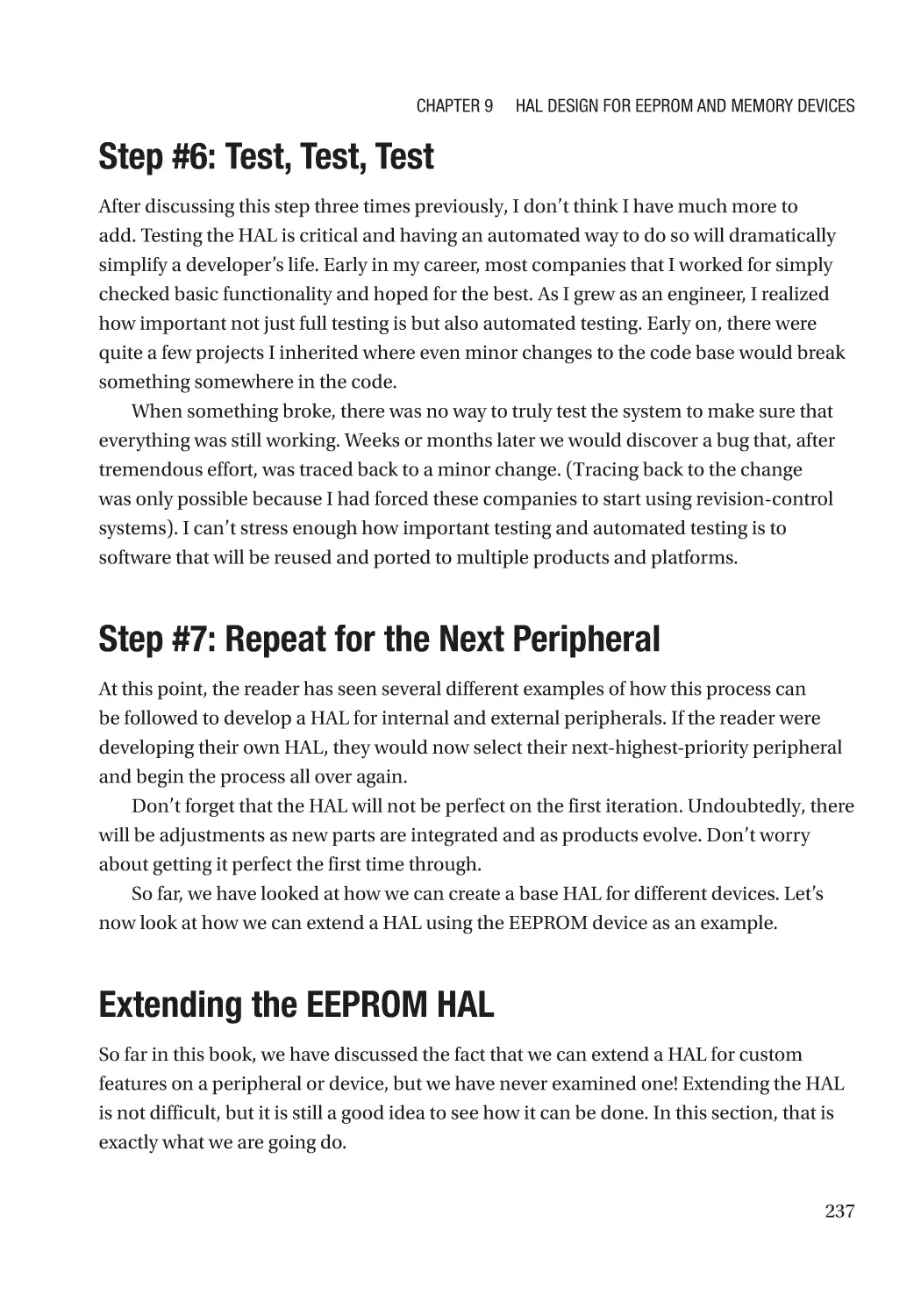 Step #6
Step #7
Extending the EEPROM HAL