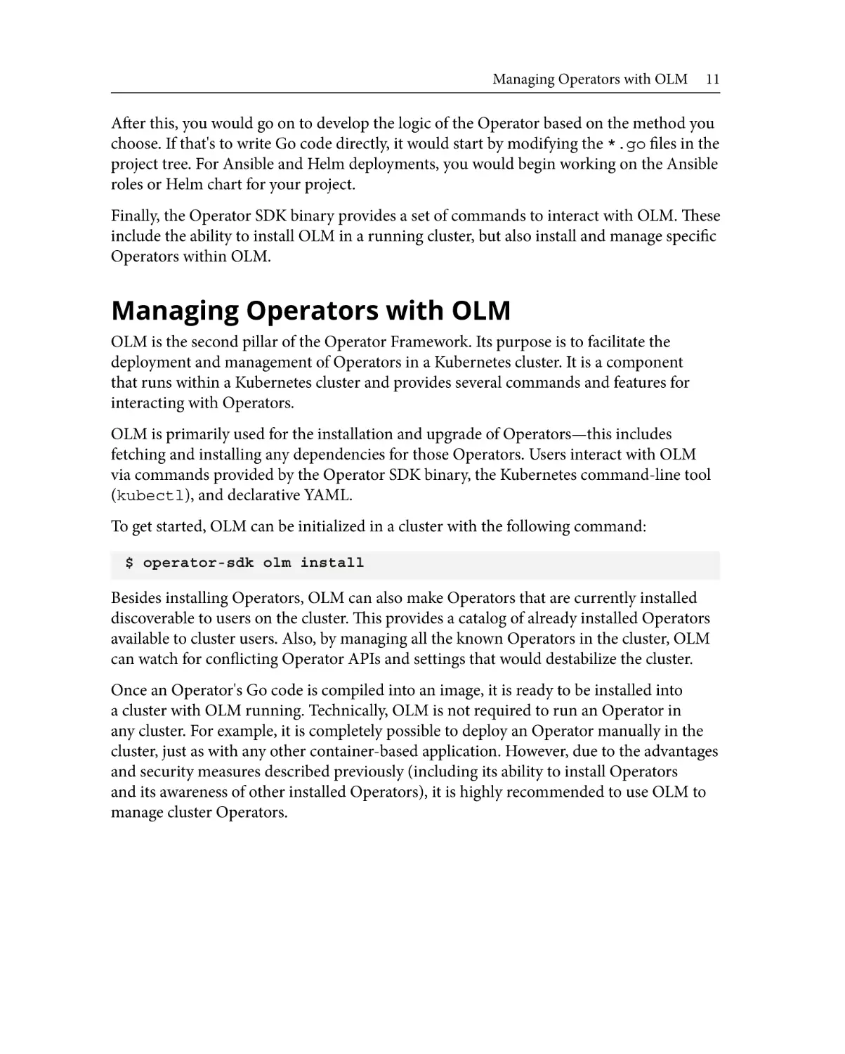 Managing Operators with OLM