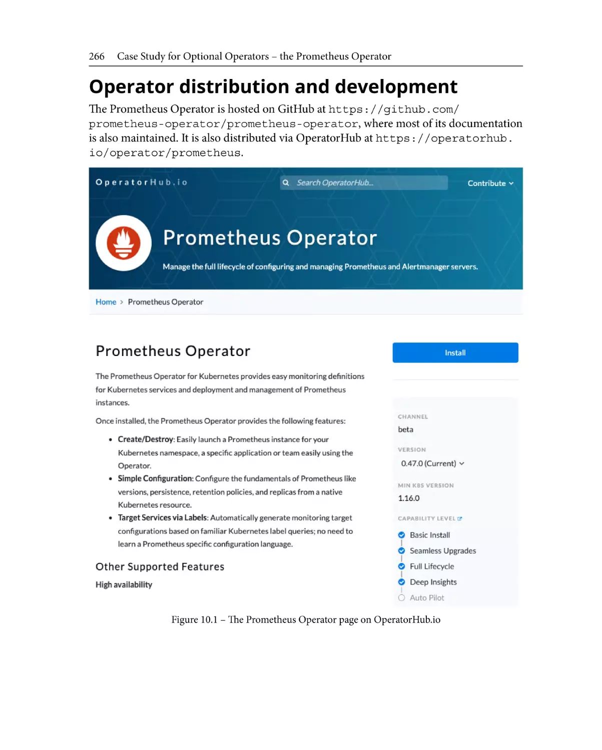 Operator distribution and development