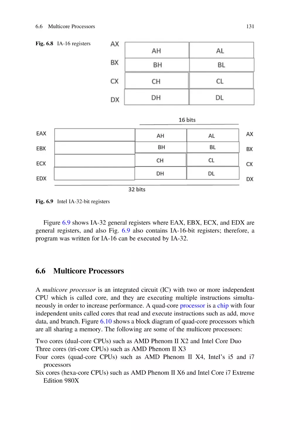 6.6 Multicore Processors
