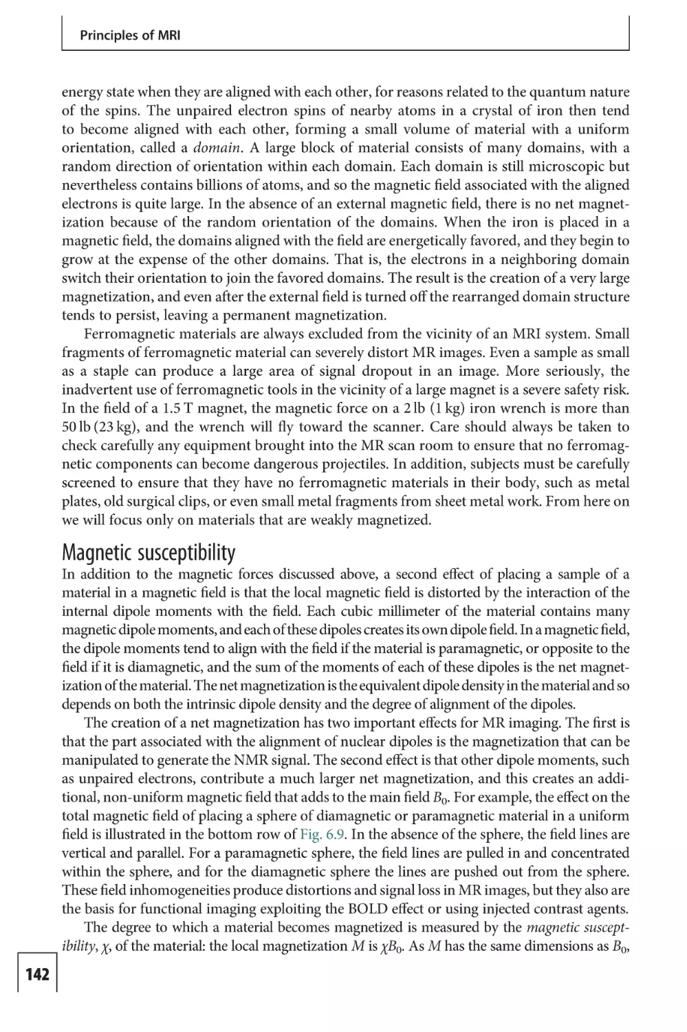 Magnetic susceptibility