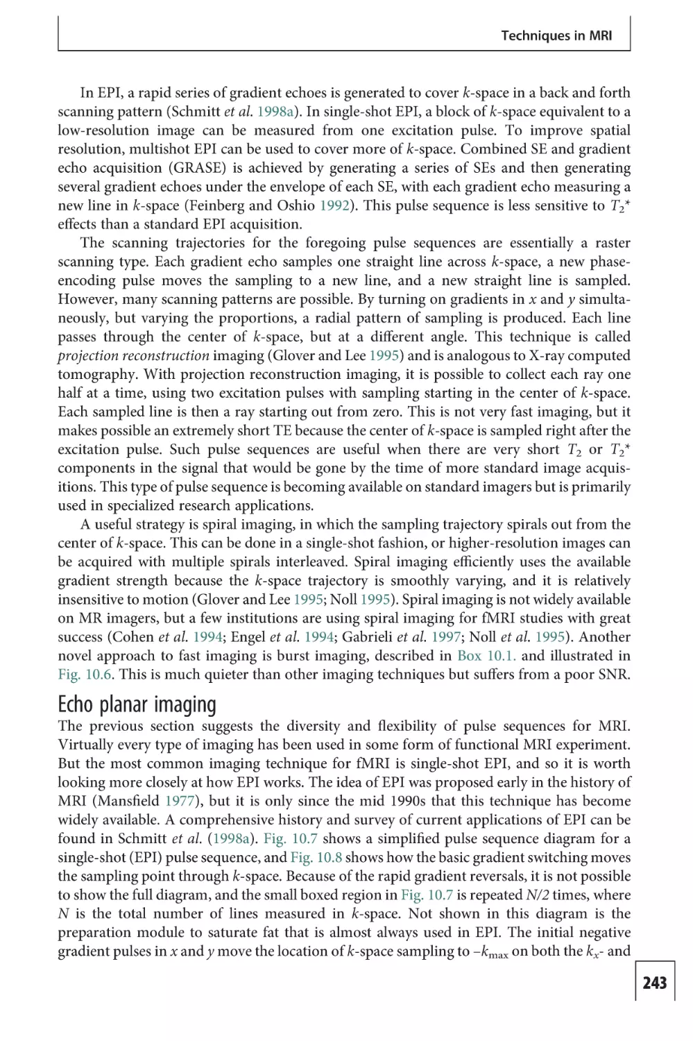 Echo planar imaging