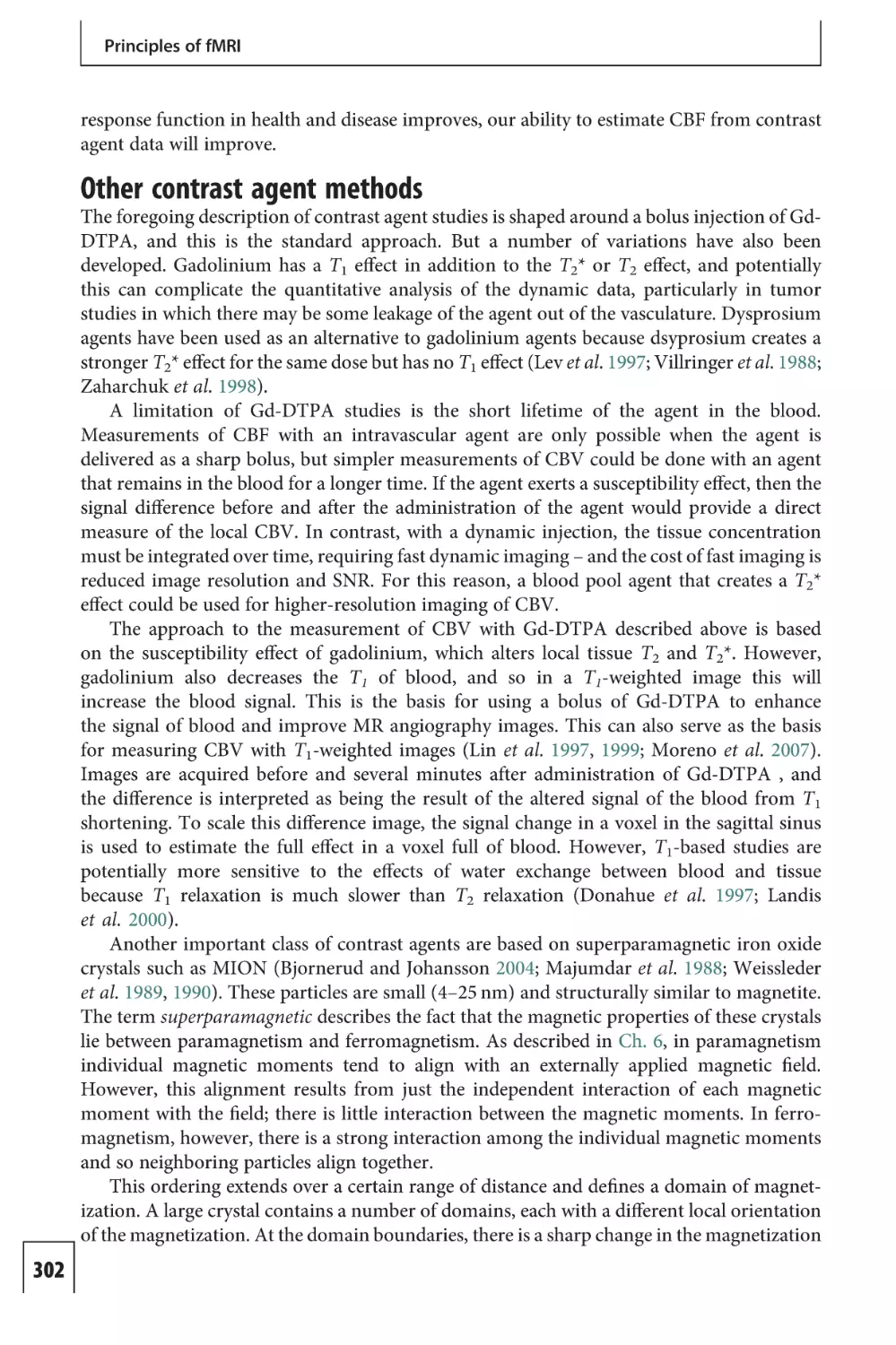 Other contrast agent methods