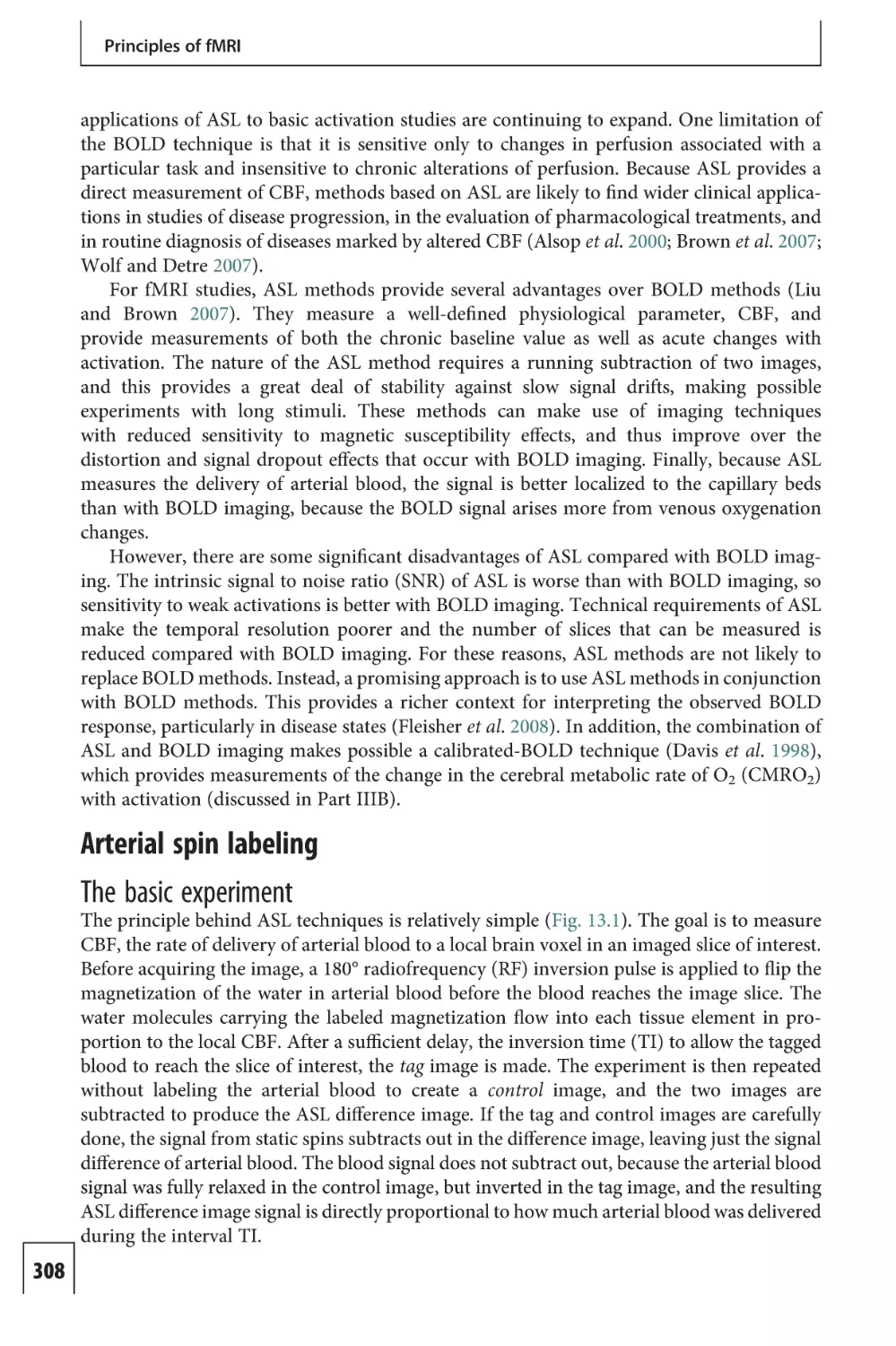 Arterial spin labeling
The basic experiment