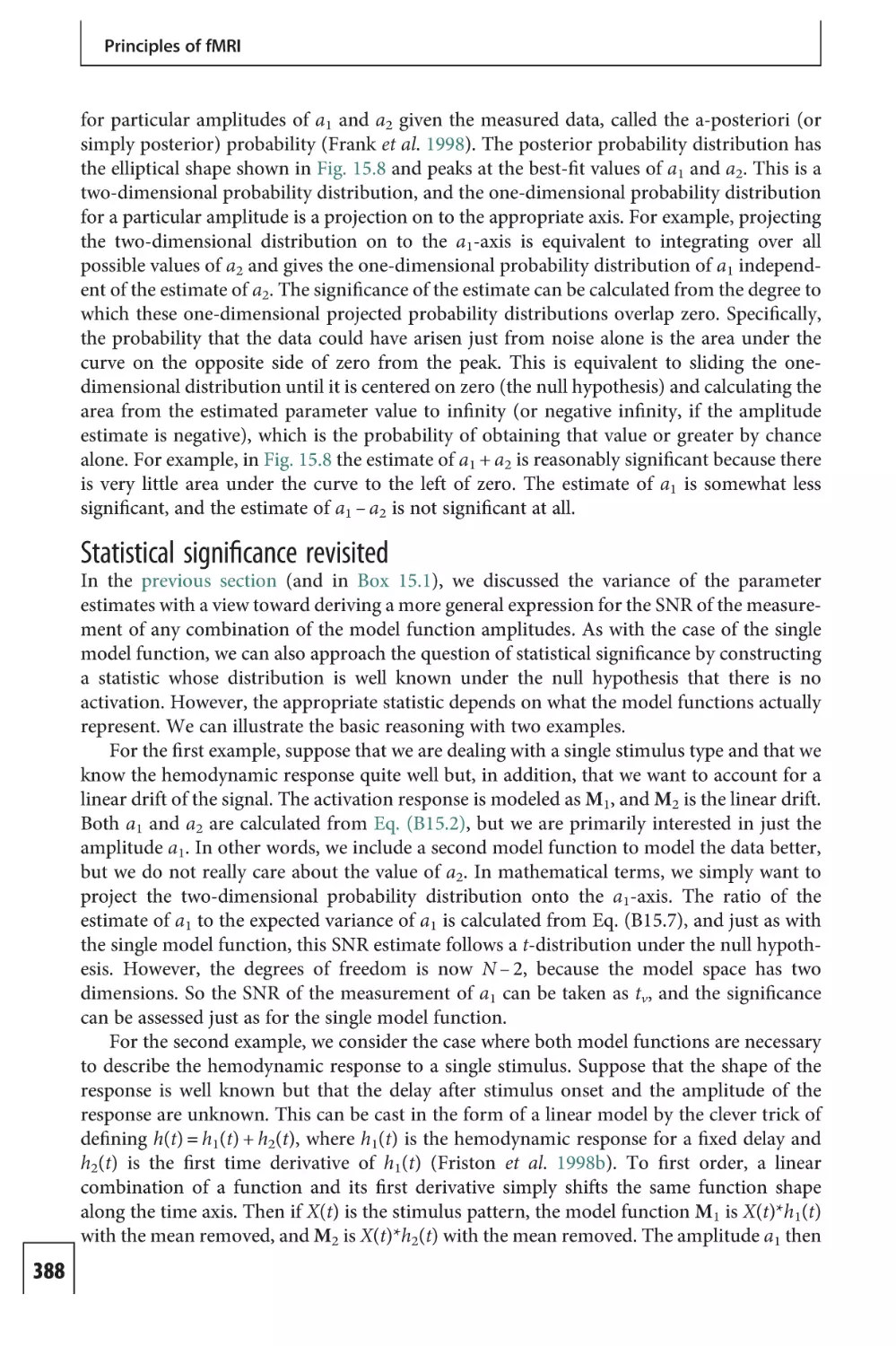 Statistical significance revisited