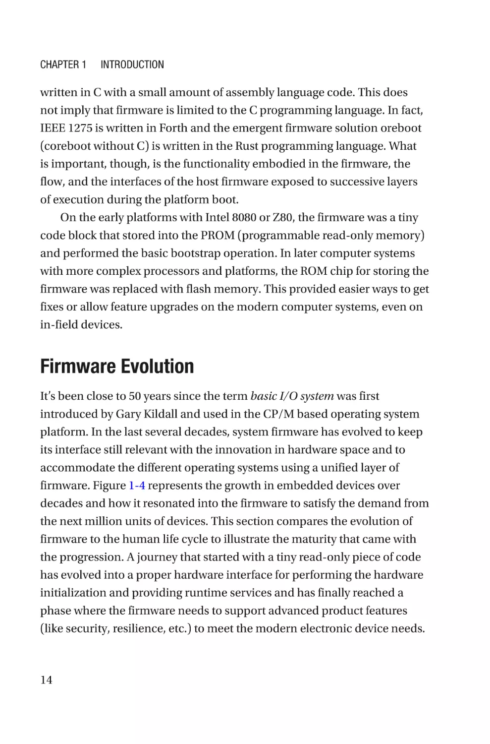 Firmware Evolution