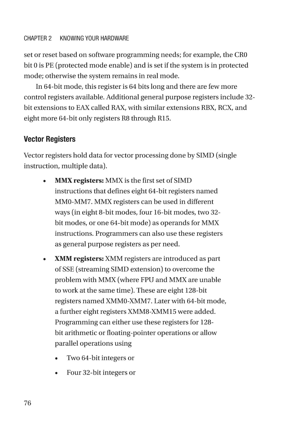 Vector Registers