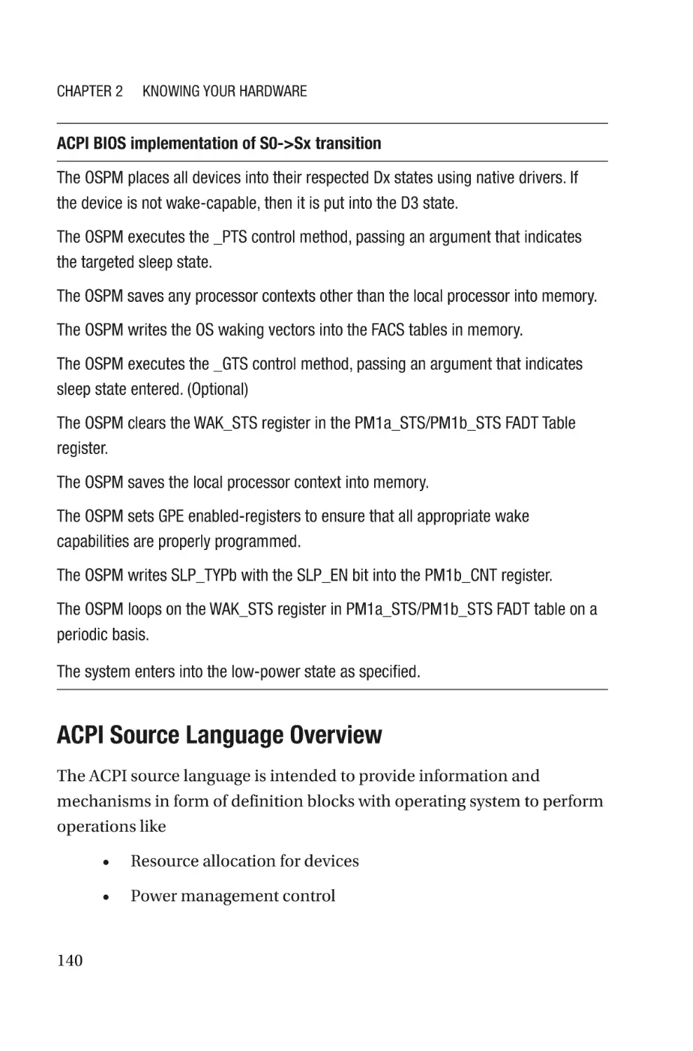 ACPI Source Language Overview