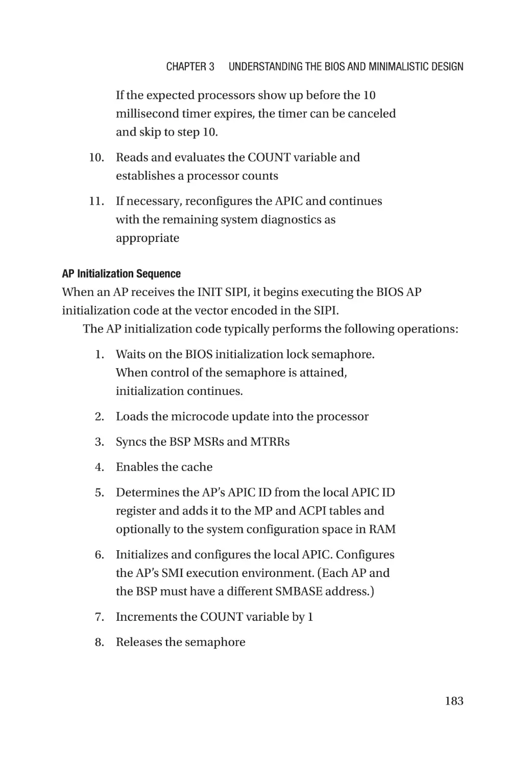 AP Initialization Sequence