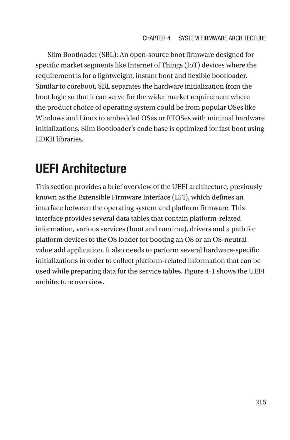 UEFI Architecture