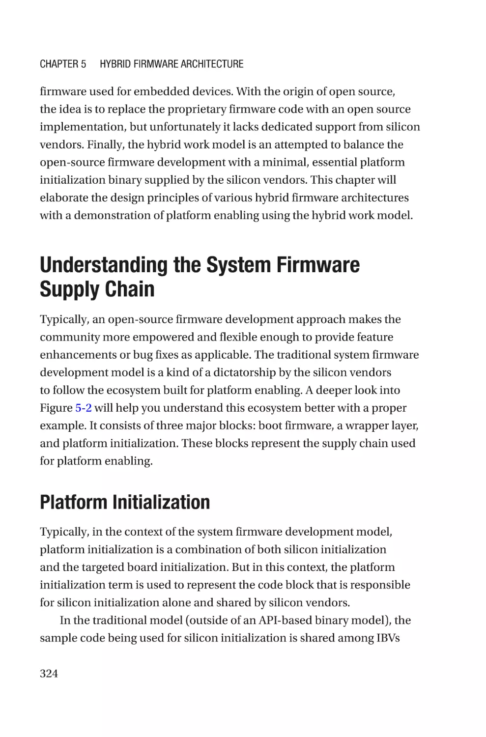 Understanding the System Firmware Supply Chain
Platform Initialization