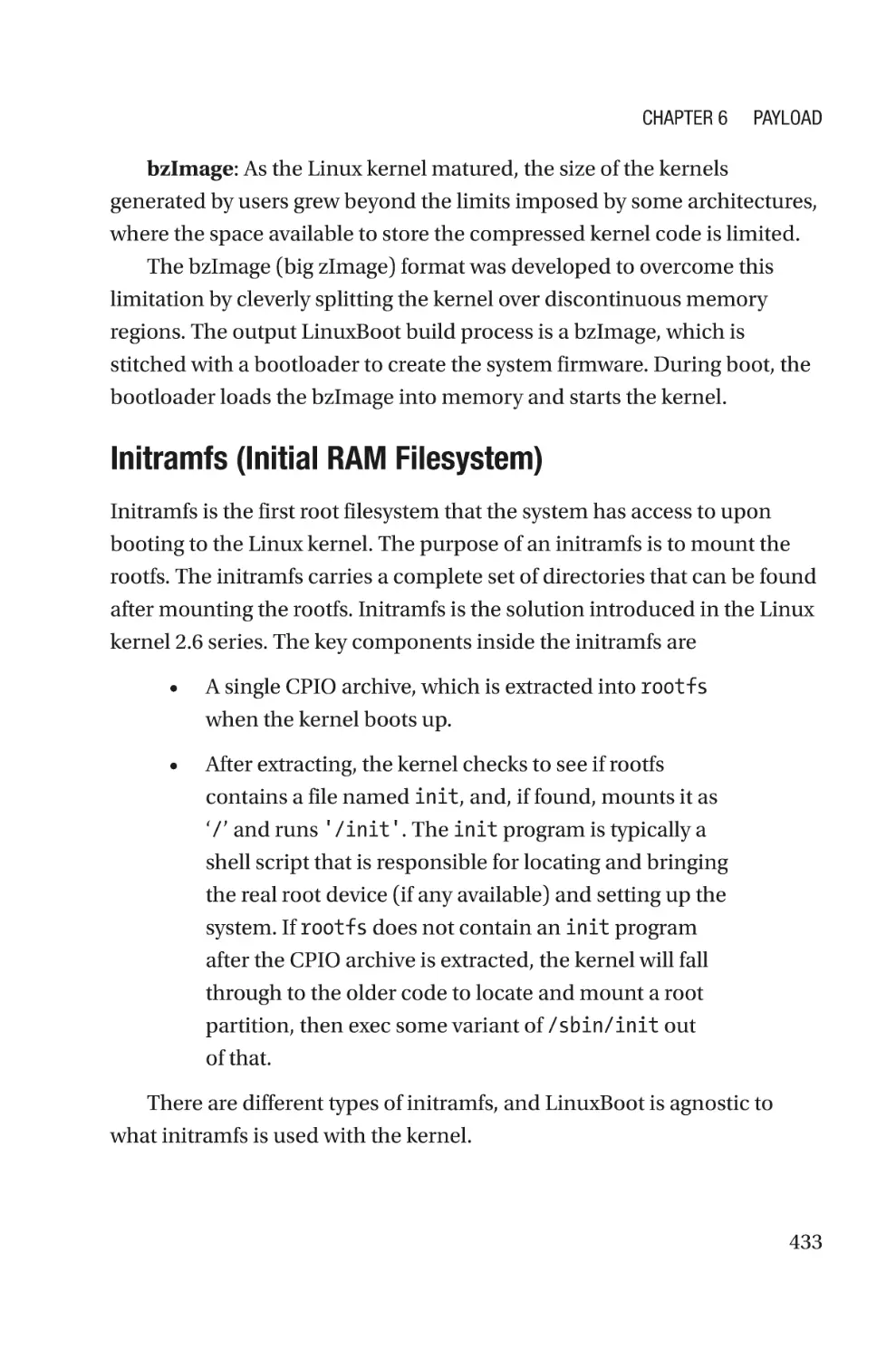 Initramfs (Initial RAM Filesystem)