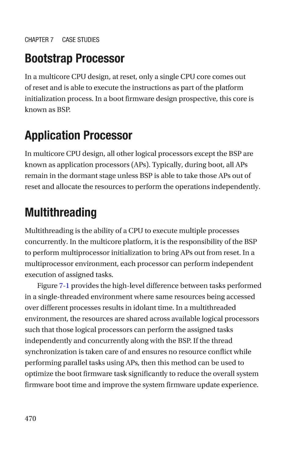 Bootstrap Processor
Application Processor
Multithreading