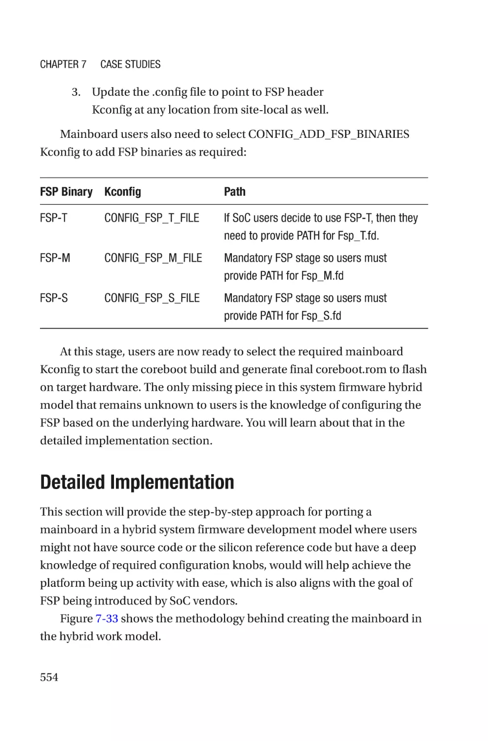 Detailed Implementation