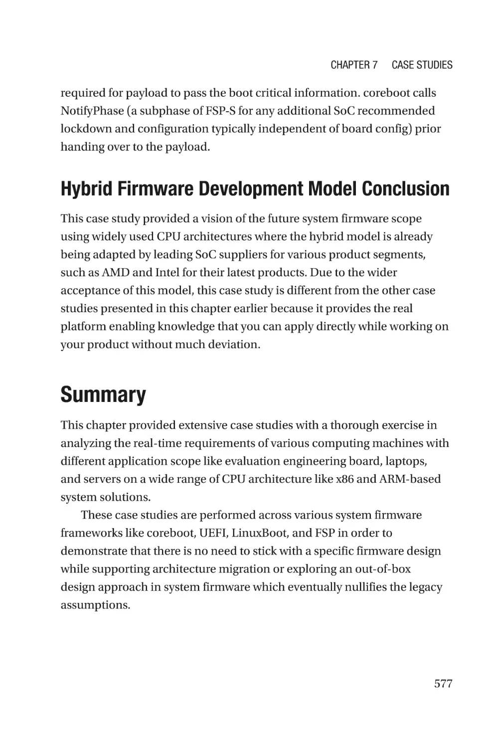 Hybrid Firmware Development Model Conclusion
Summary