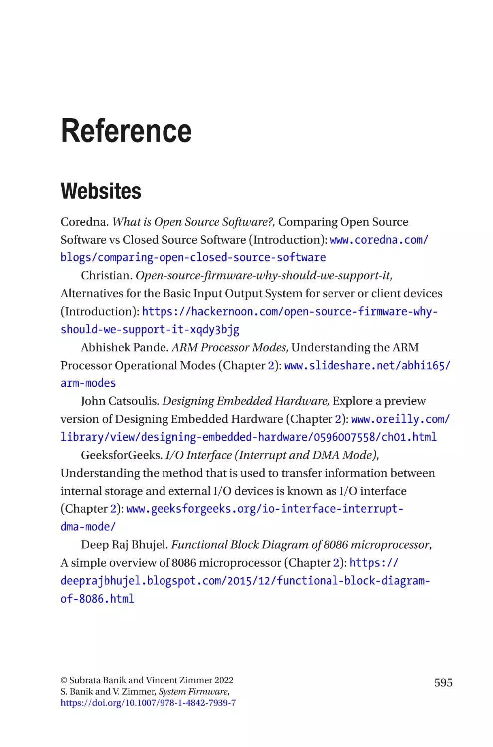 Reference
Websites