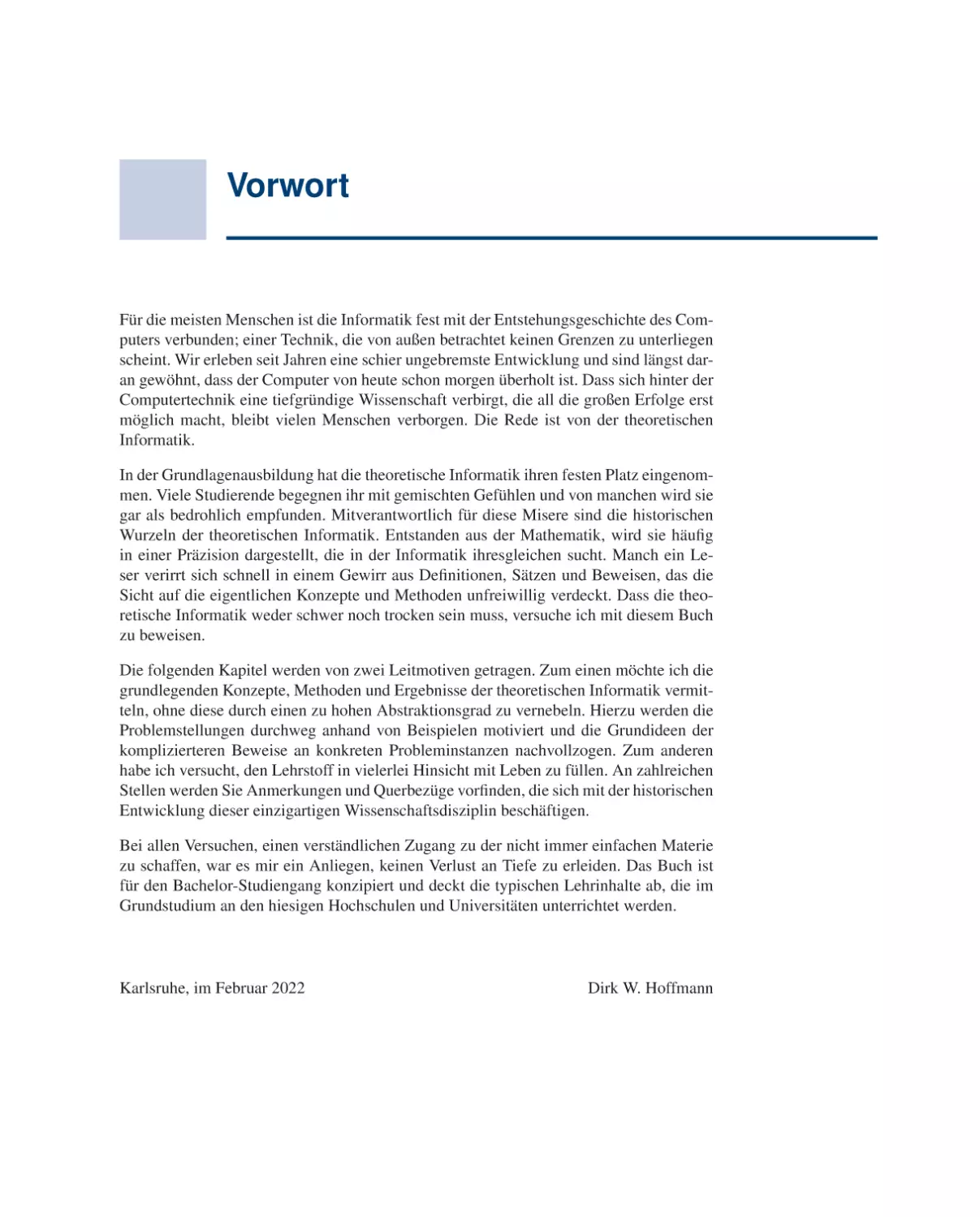 Vorwort