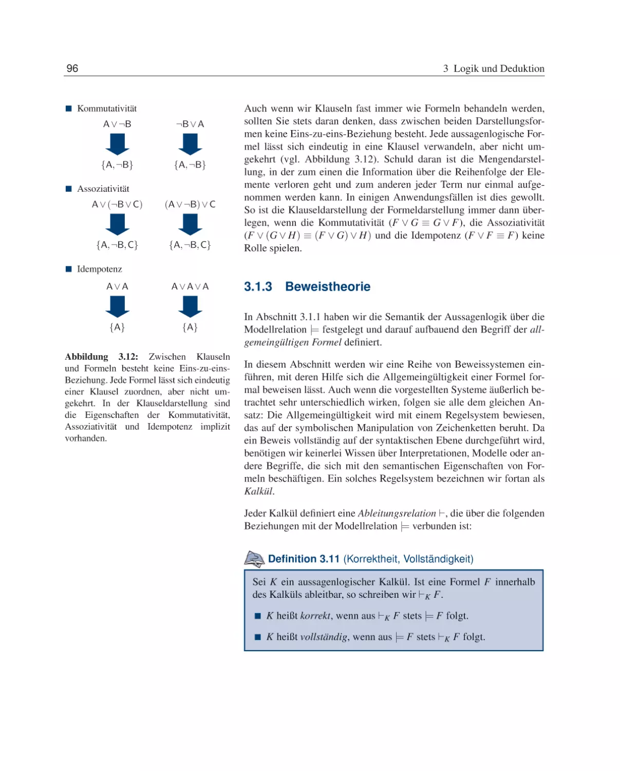 3.1.3 Beweistheorie