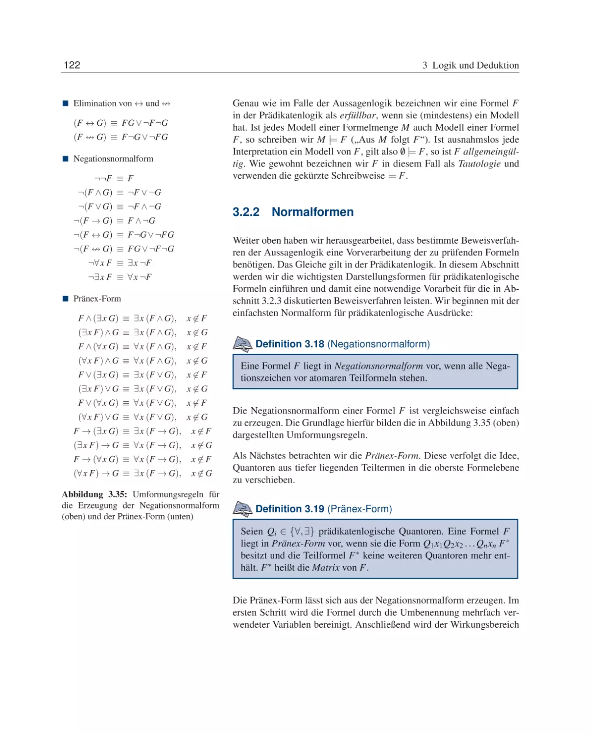 3.2.2 Normalformen