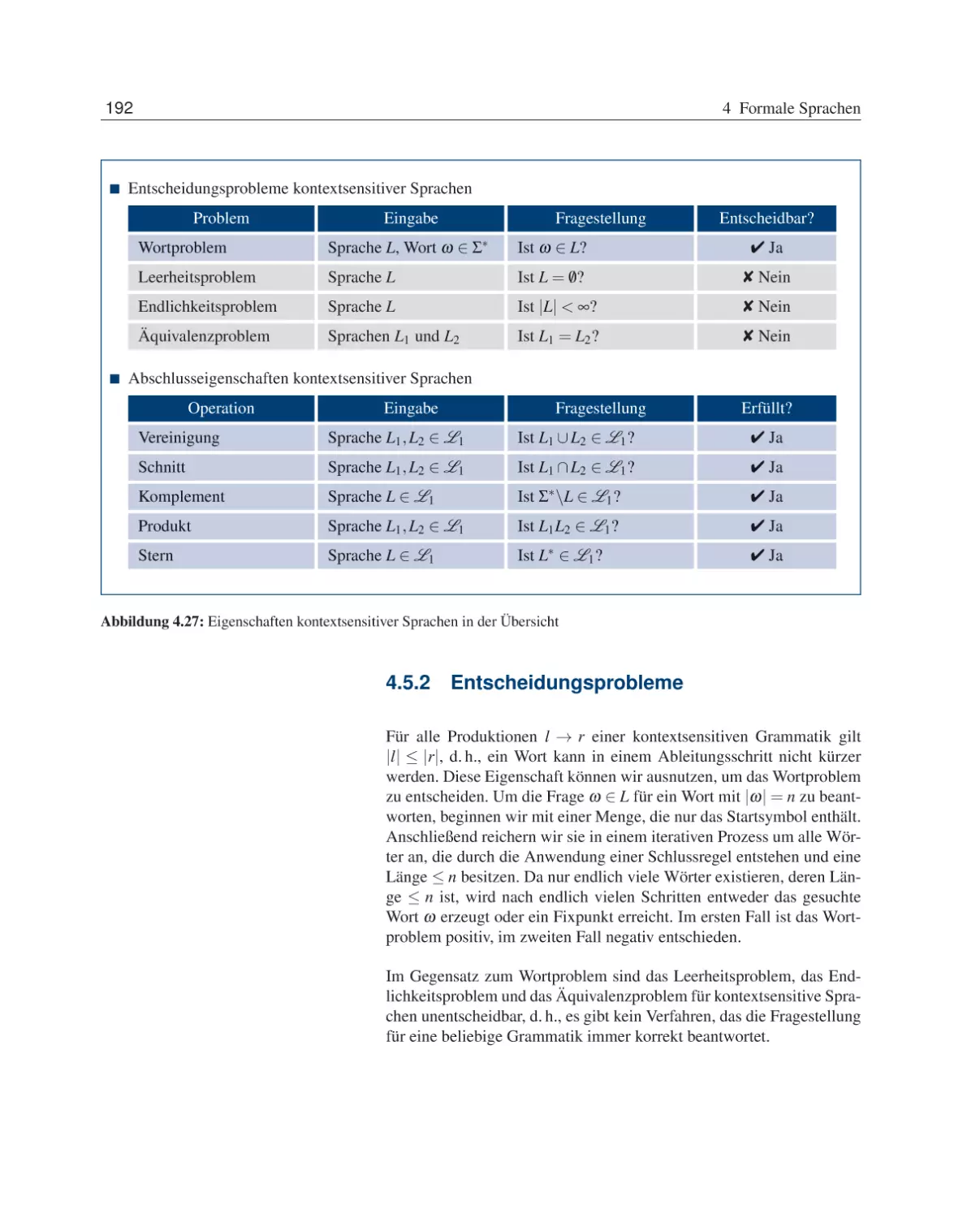 4.5.2 Entscheidungsprobleme
