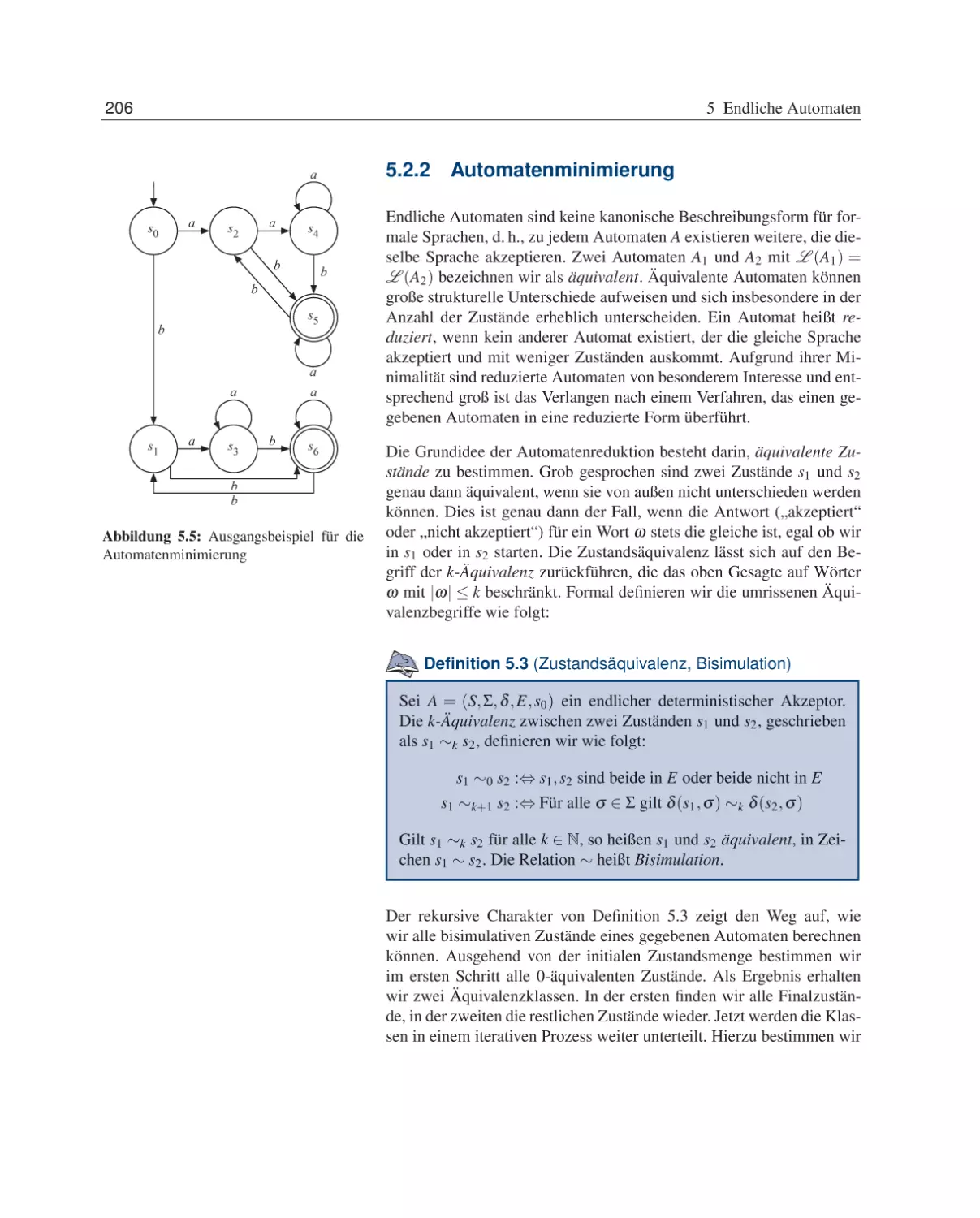 5.2.2 Automatenminimierung