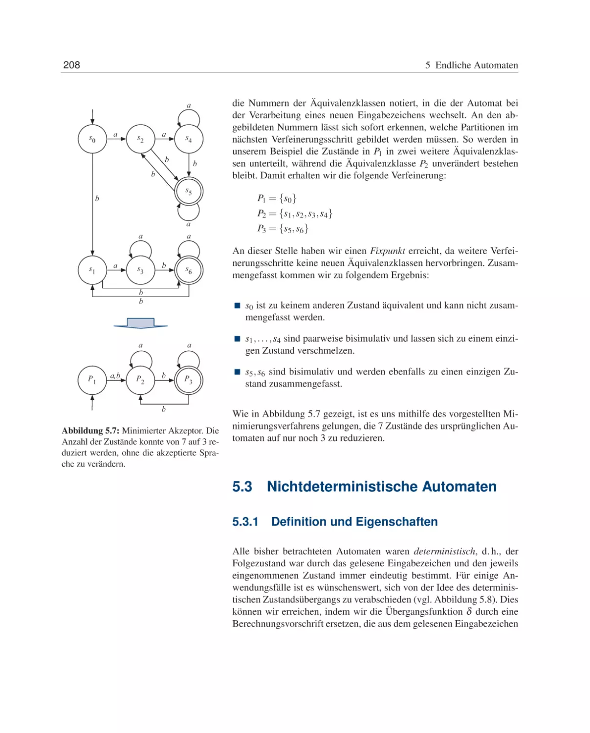 5.3 Nichtdeterministische Automaten
5.3.1 Definition und Eigenschaften