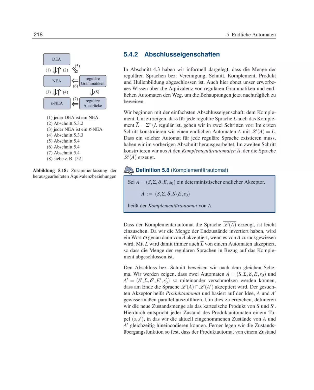 5.4.2 Abschlusseigenschaften