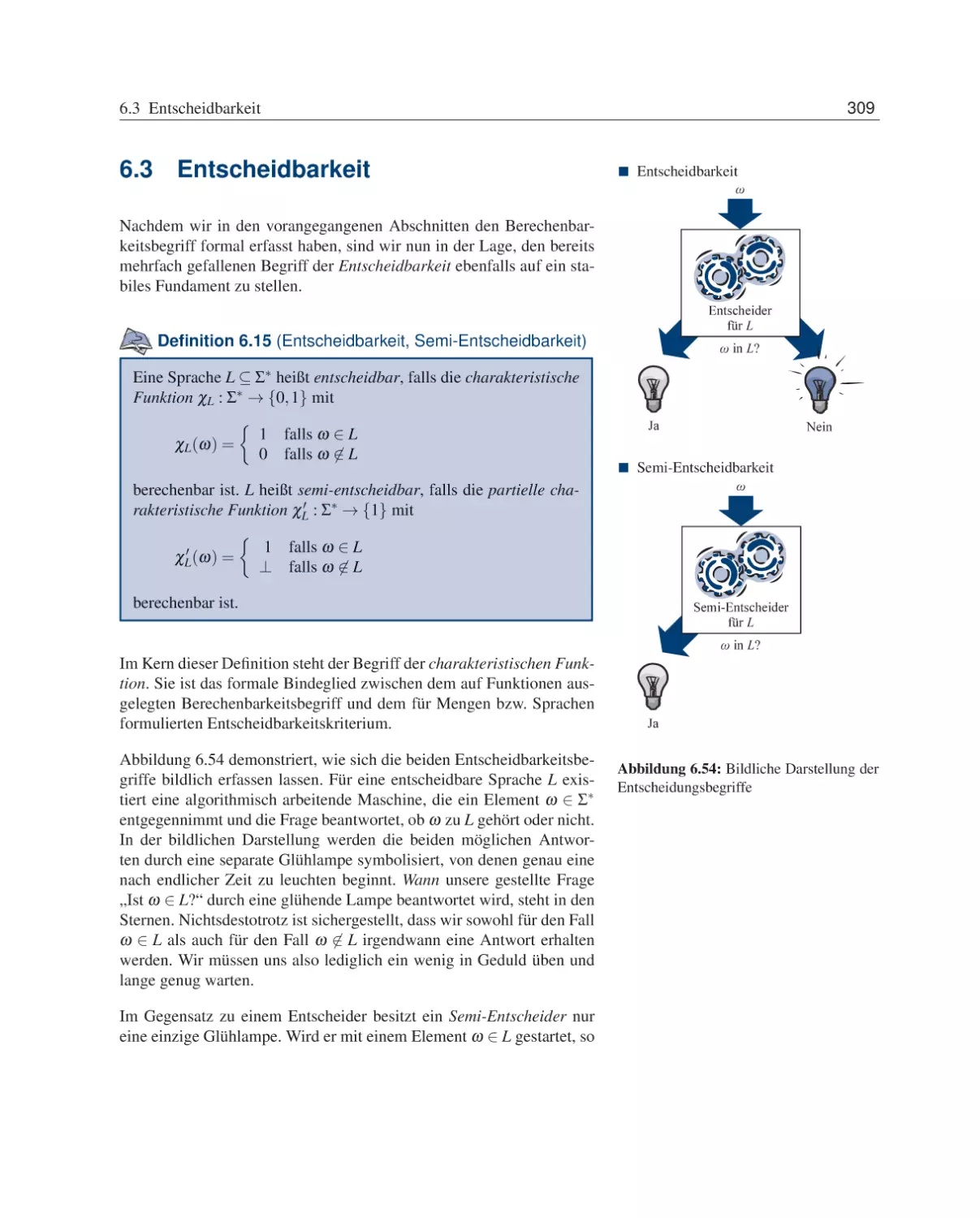 6.3 Entscheidbarkeit