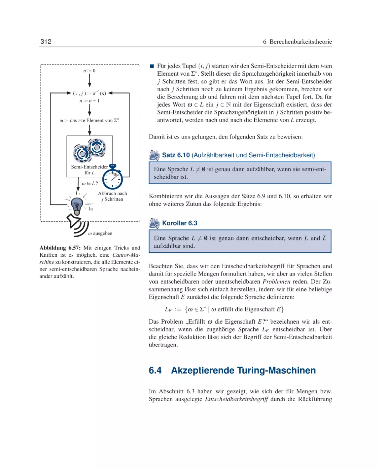 6.4 Akzeptierende Turing-Maschinen