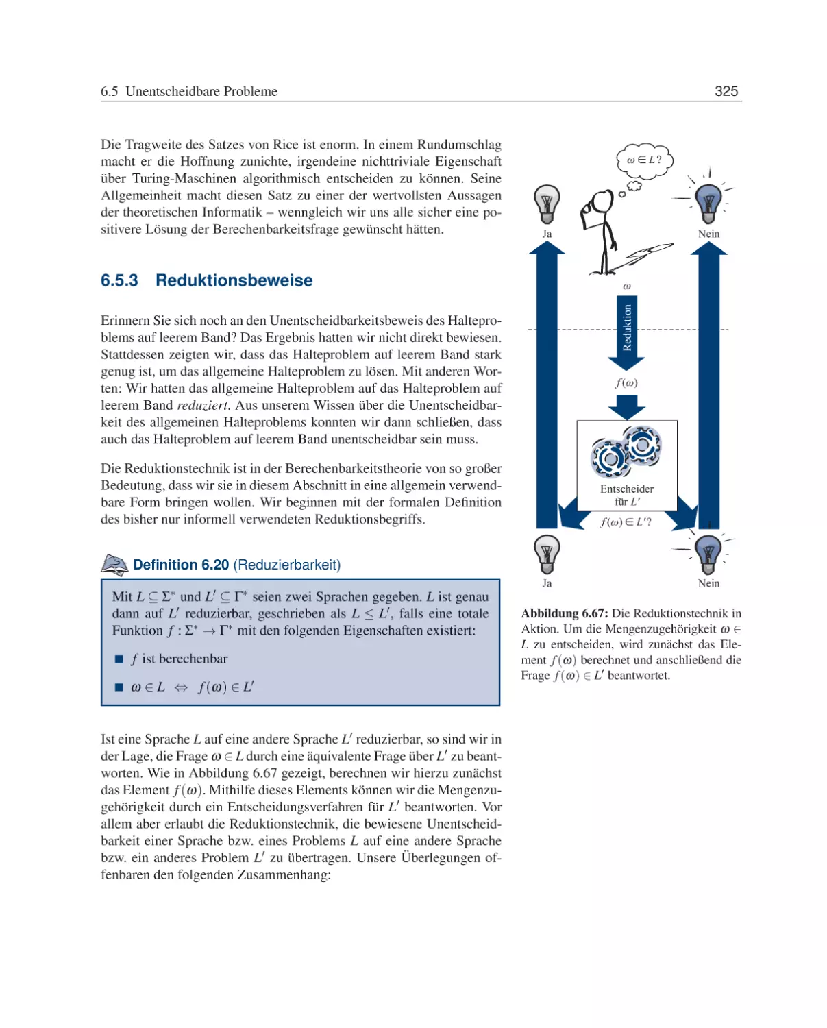 6.5.3 Reduktionsbeweise