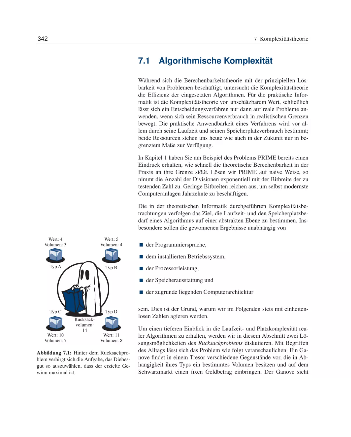 7.1 Algorithmische Komplexität