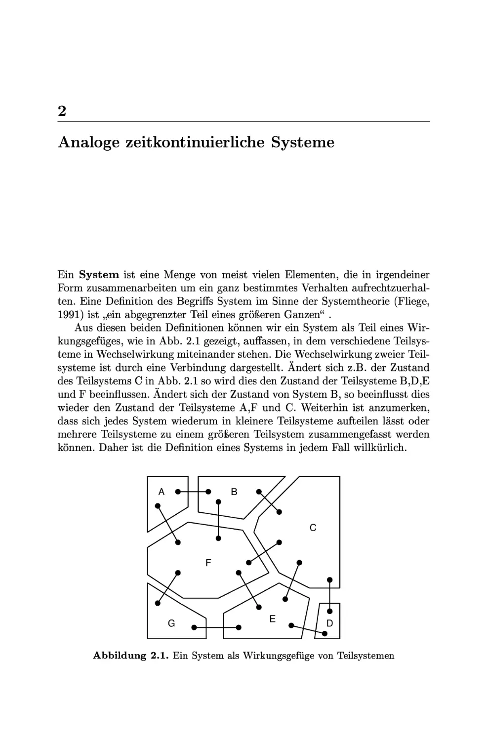 Analoge zeitkontinuierliche Systeme