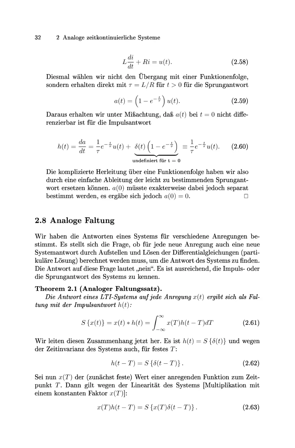 Analoge Faltung