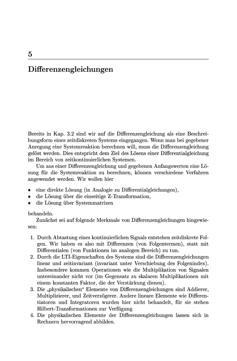 Differenzengleichungen