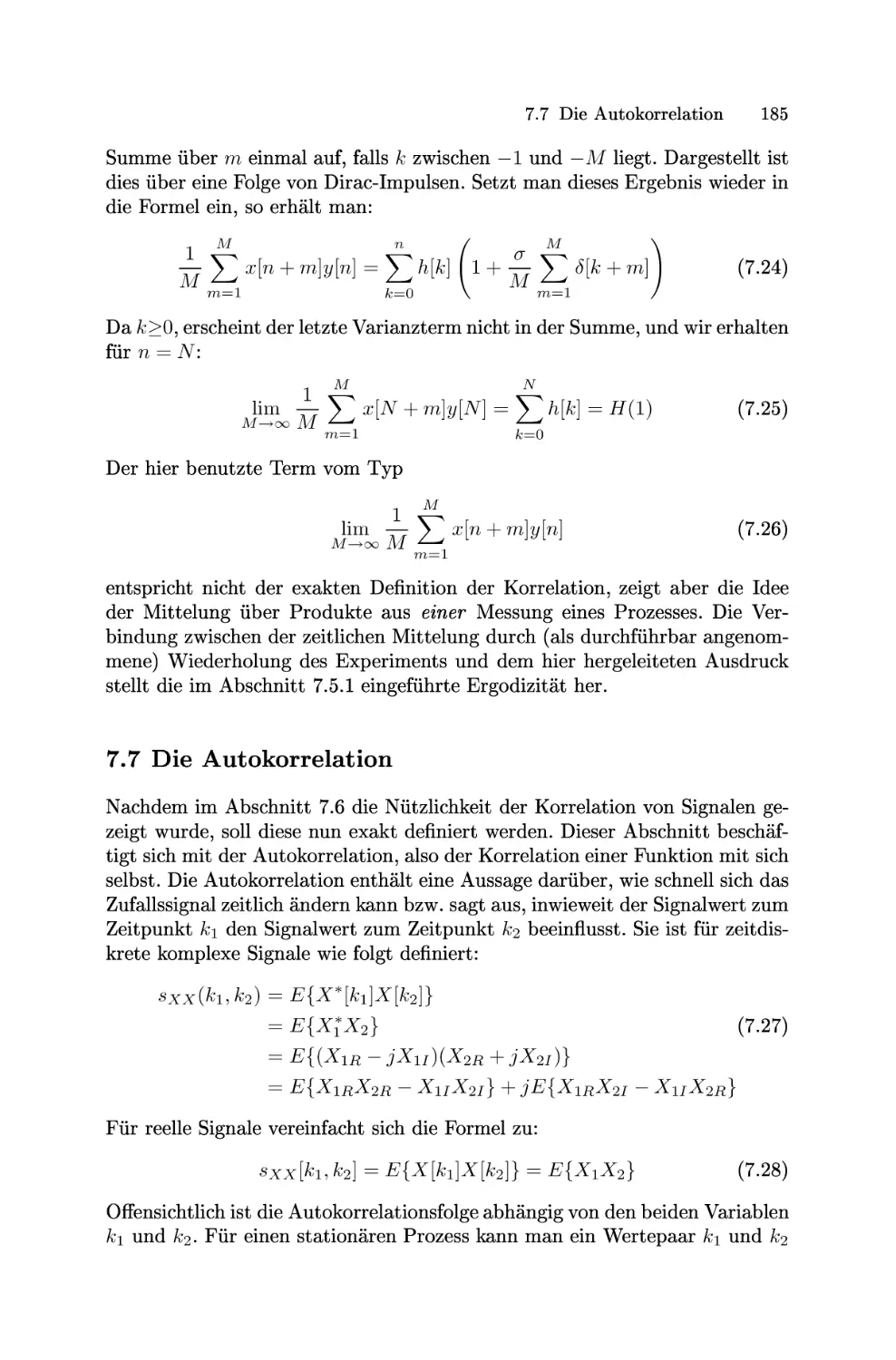 Die Autokorrelation