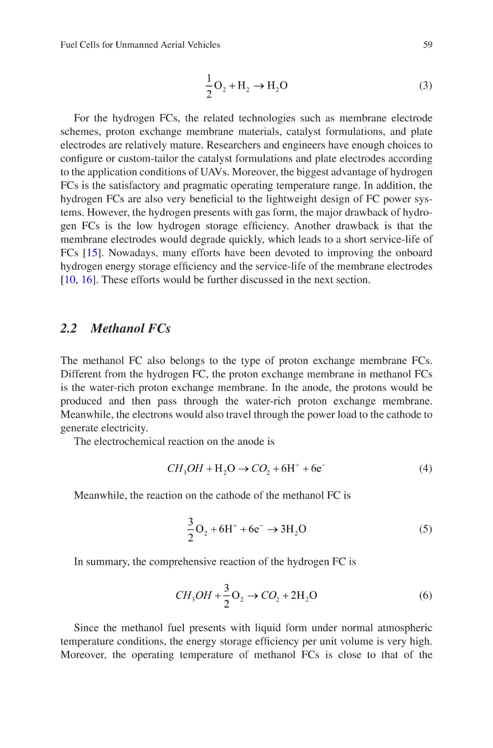 2.2 Methanol FCs