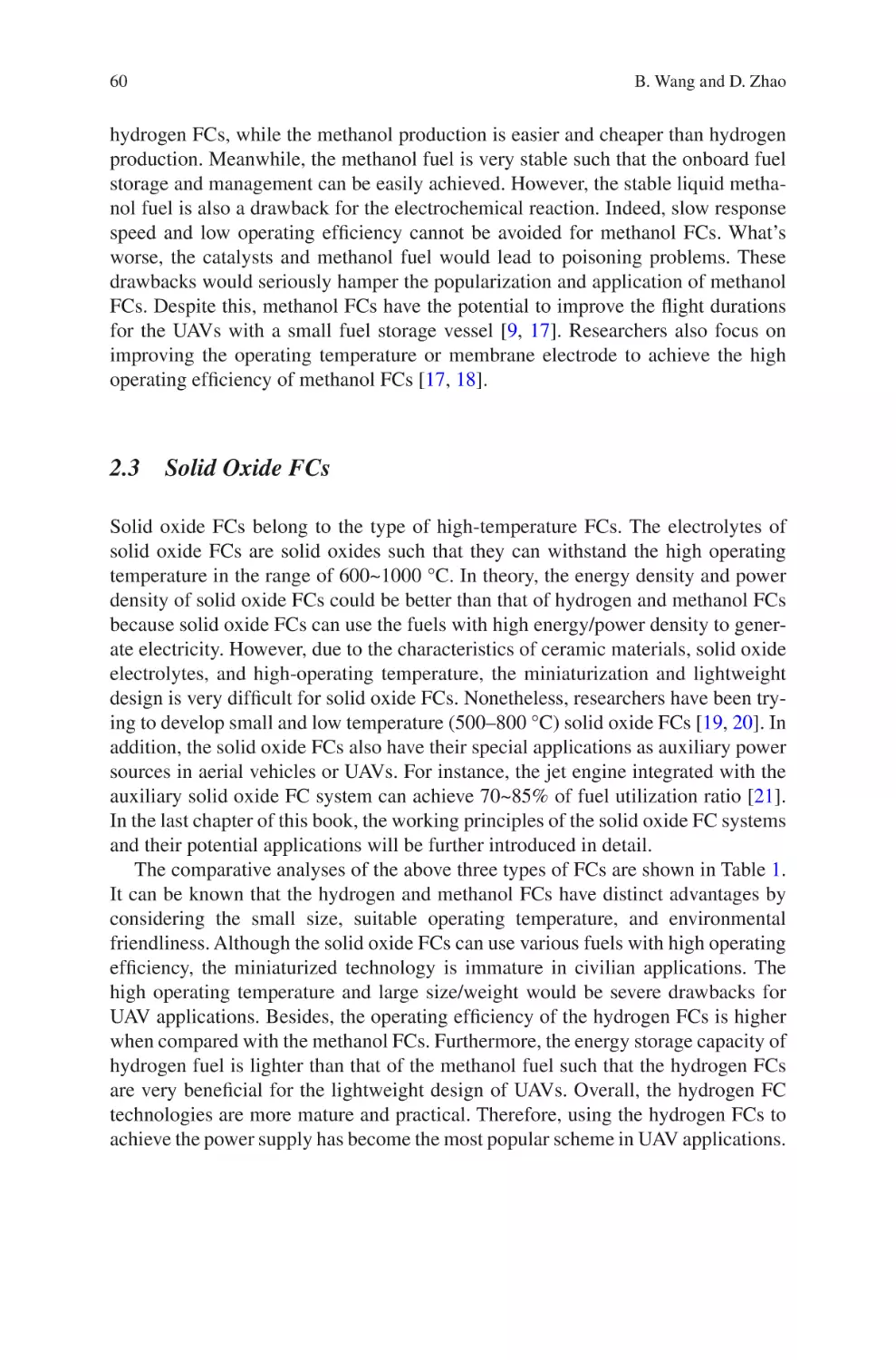 2.3 Solid Oxide FCs