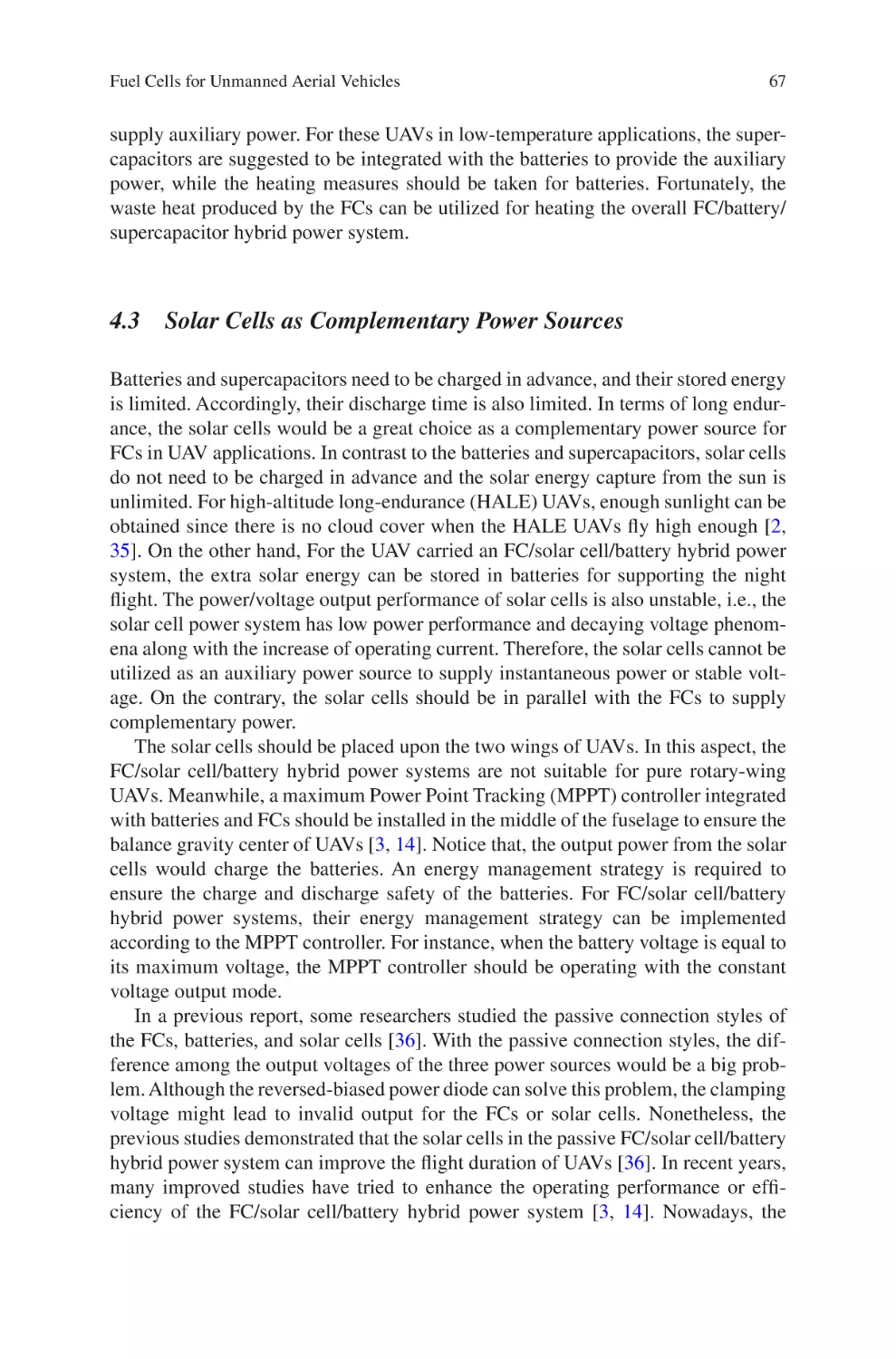 4.3 Solar Cells as Complementary Power Sources
