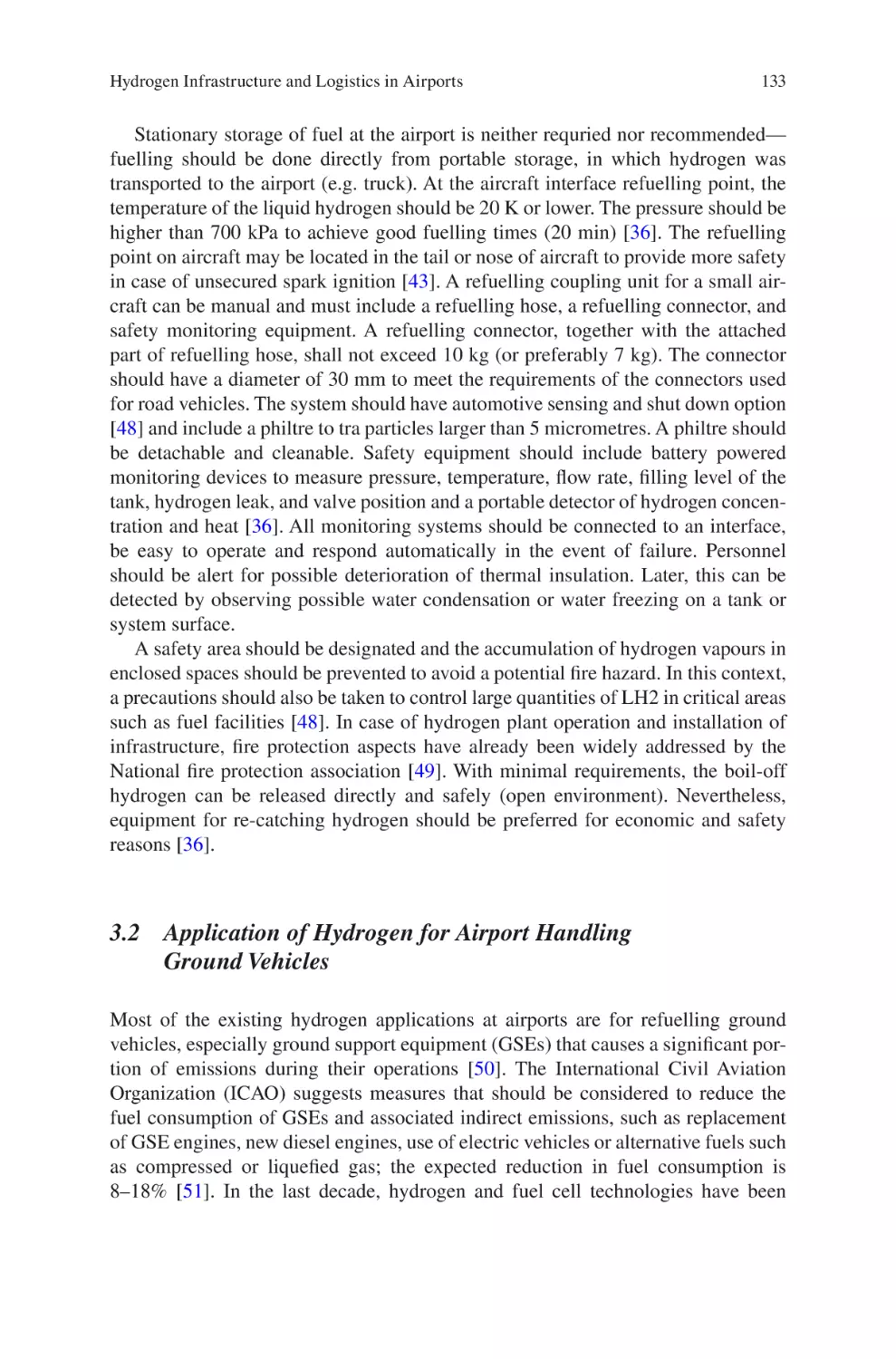 3.2 Application of Hydrogen for Airport Handling Ground Vehicles