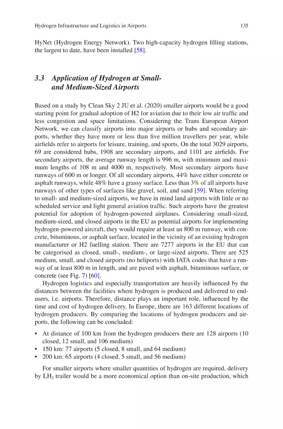 3.3 Application of Hydrogen at Small- and Medium-Sized Airports