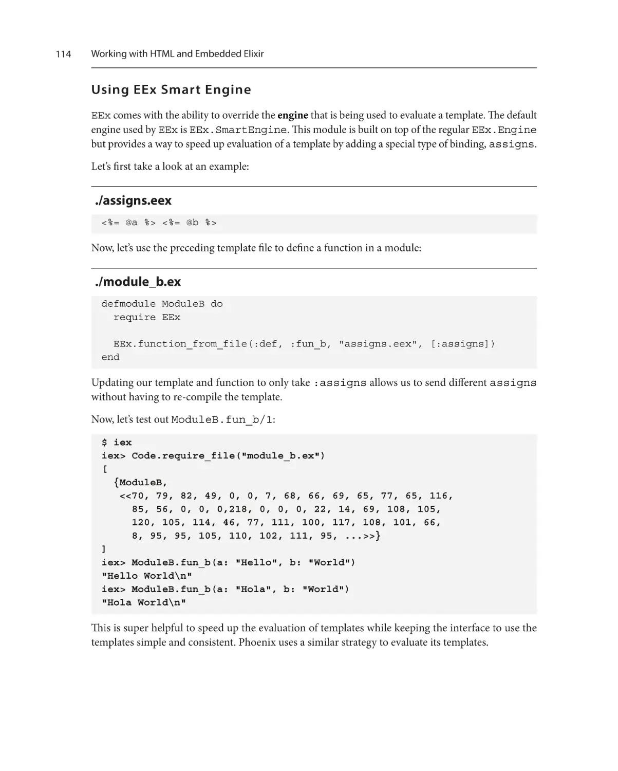 Using EEx Smart Engine