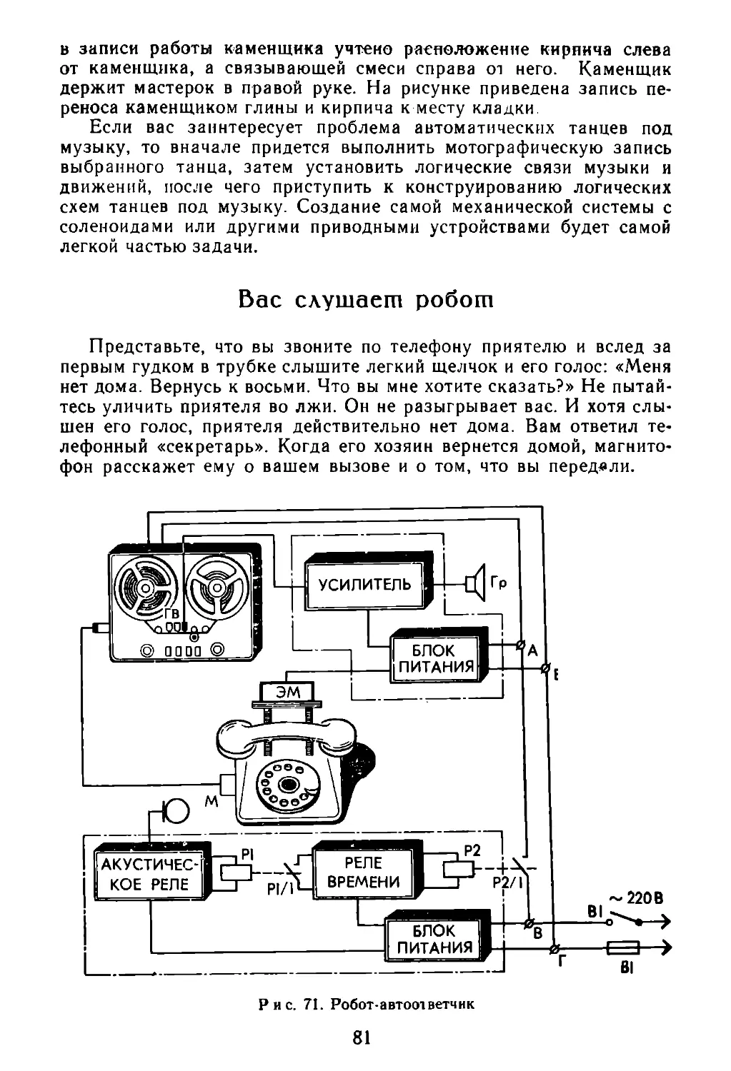 Вас слушает робот