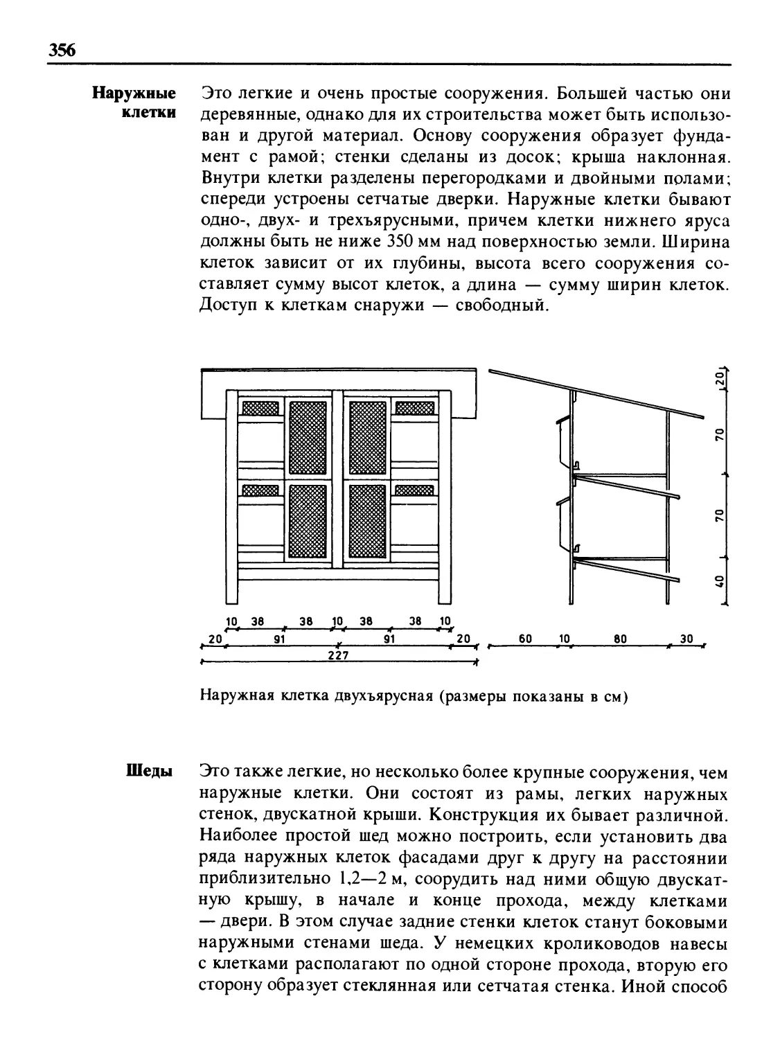 Наружные клетки
Шеды