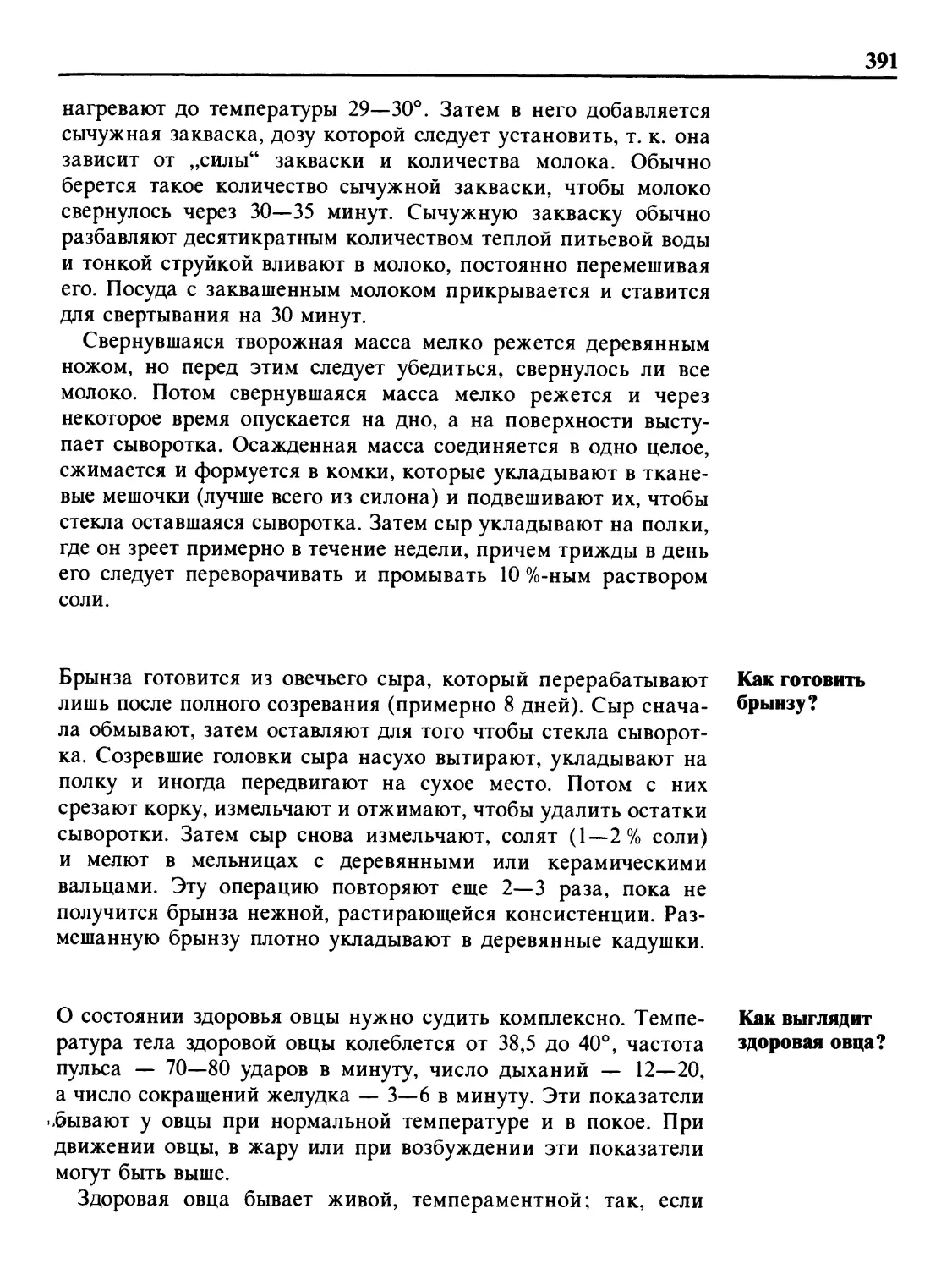 Как готовить брынзу?
Как выглядит здоровая овца?